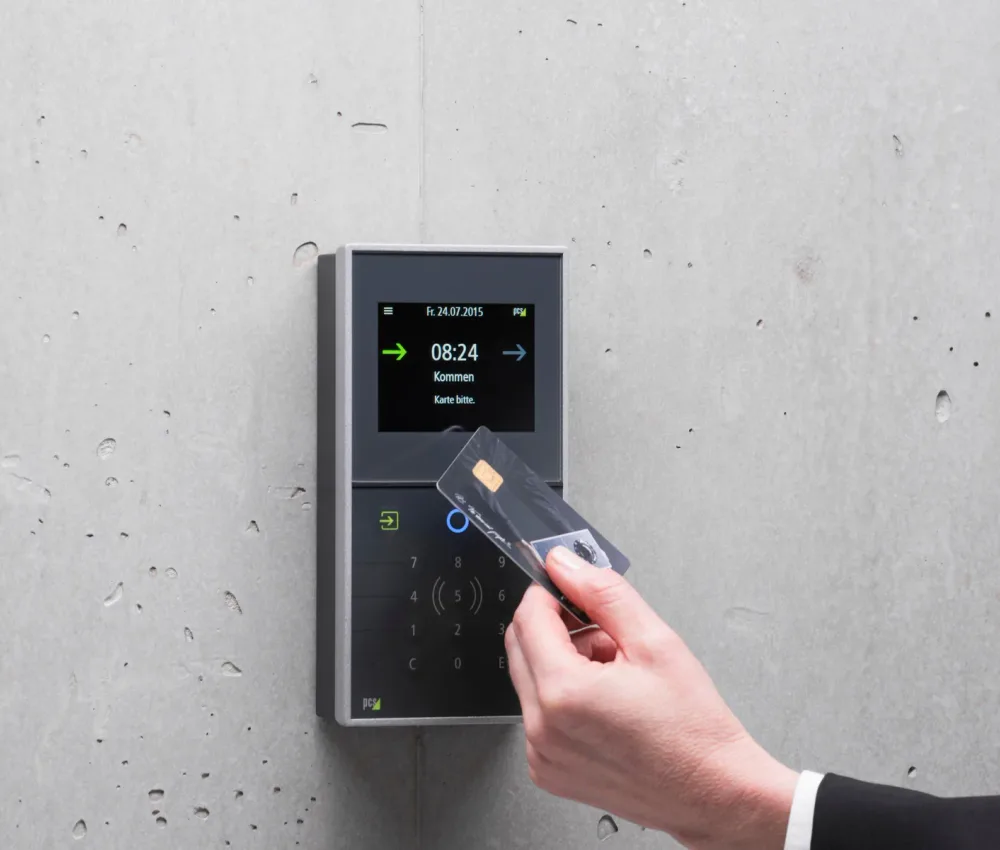Access control card reader